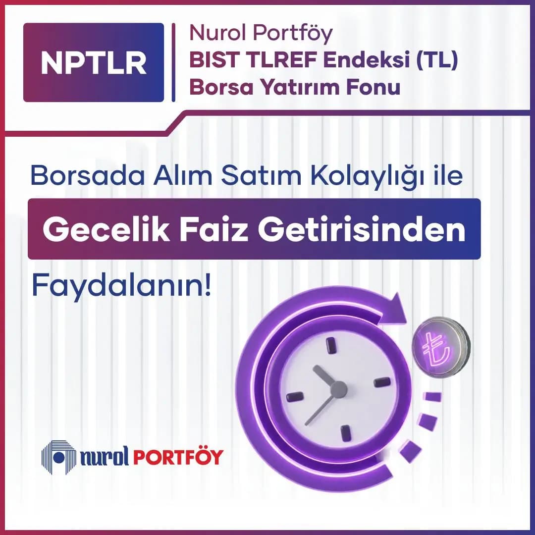 Banner - BIST TLREF Endeksi (TL) Borsa Yatırım Fonu